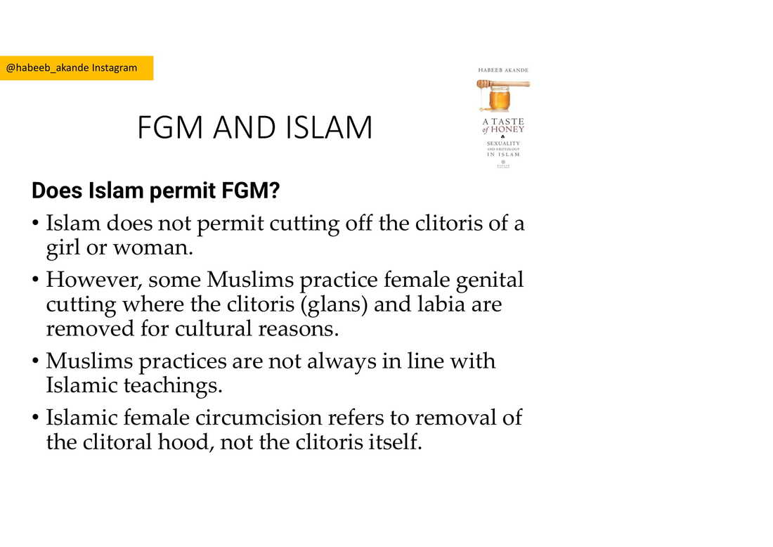 Islamic Female Circumcision (Clitoral Hood Reduction) - RABAAH PUBLISHERS :  Independent UK Publisher